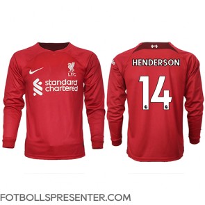 Liverpool Jordan Henderson #14 Hemma Matchtröja 2022-23 Långärmad